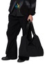 正面 -点击放大 - DISCORD YOHJI YAMAMOTO - Leather Trim Patch Dot Tote Bag