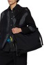 模特儿示范图 - 点击放大 - DISCORD YOHJI YAMAMOTO - Leather Trim Patch Dot Tote Bag