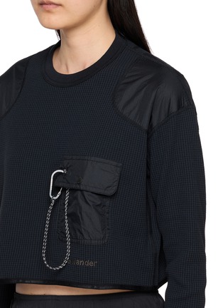  - AND WANDER - PE Waffle Cropped Long Sleeve T-Shirt