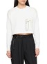 首图 - 点击放大 - AND WANDER - PE Waffle Cropped Long Sleeve T-Shirt