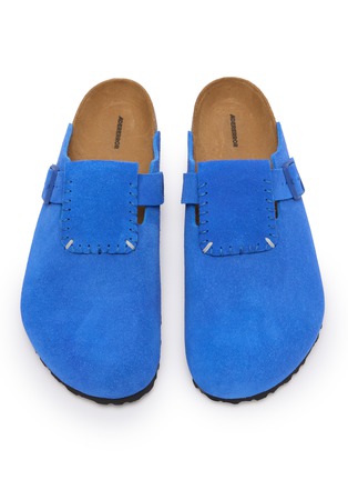 细节 - 点击放大 - BIRKENSTOCK 1774 - x Ader Error Boston Flap Suede Clogs