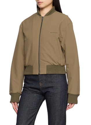 细节 - 点击放大 - BALENCIAGA - Bomber Cape Jacket