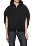 首图 - 点击放大 - BALENCIAGA - Balloon Cape Cotton Fleece Hoodie
