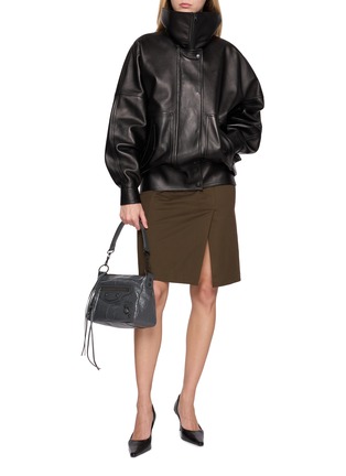 模特儿示范图 - 点击放大 - BALENCIAGA - High Collar Bomber Jacket