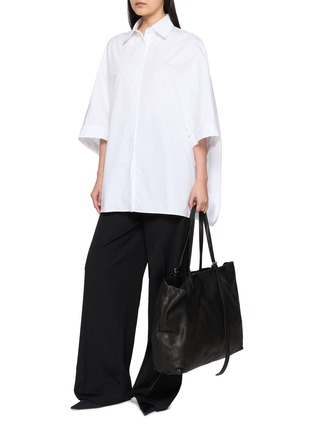 模特儿示范图 - 点击放大 - BALENCIAGA - Oversized Cocoon Shirt