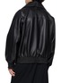 背面 - 点击放大 - BALENCIAGA - High Collar Leather Jacket