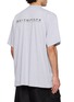 背面 - 点击放大 - BALENCIAGA - Oversized Gradient Logo Cotton T-Shirt