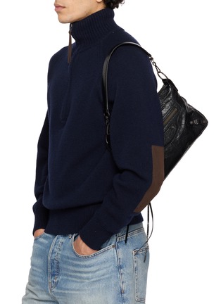 正面 -点击放大 - BALENCIAGA - Small Le City Moto Leather Bag