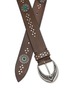 细节 - 点击放大 - PUNTOVITA ARSENICE - Studded Concho Leather Belt