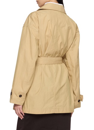 背面 - 点击放大 - THEORY - Double Breasted Relaxed Fit Belted Trench Coat