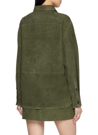 背面 - 点击放大 - THEORY - Classic Suede Menswear Shirt