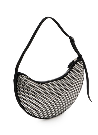 细节 - 点击放大 - ALAÏA - Demi Lune Stud Suede Bag