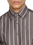 细节 - 点击放大 - BEAUTIFUL PEOPLE - Scarf Neck Striped Shirt