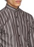 细节 - 点击放大 - BEAUTIFUL PEOPLE - Scarf Neck Striped Shirt