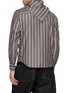 背面 - 点击放大 - BEAUTIFUL PEOPLE - Scarf Neck Striped Shirt
