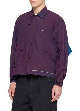 细节 - 点击放大 - BEAUTIFUL PEOPLE - Gradient Dyed Double-End Nylon Windbreaker