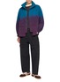 模特儿示范图 - 点击放大 - BEAUTIFUL PEOPLE - Gradient Dyed Double-End Nylon Windbreaker