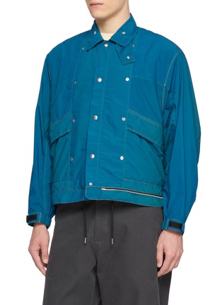 细节 - 点击放大 - BEAUTIFUL PEOPLE - Gradient Dyed Double-End Nylon Windbreaker