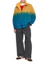 模特儿示范图 - 点击放大 - BEAUTIFUL PEOPLE - Gradient Dyed Double-End Nylon Windbreaker