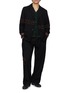 模特儿示范图 - 点击放大 - KARTIK RESEARCH - Side Pleat Embroidered Pants