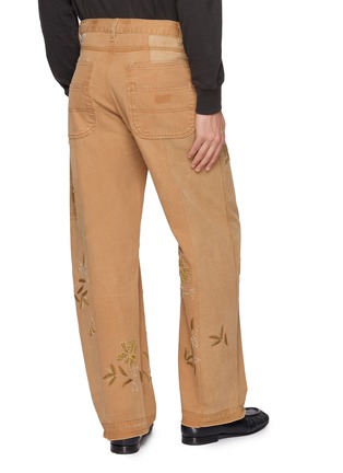 背面 - 点击放大 - KARTIK RESEARCH - Upcycled Workwear Embroidered Pants