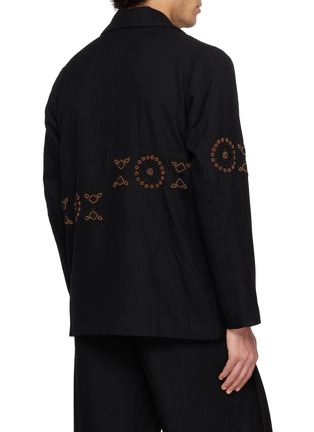 背面 - 点击放大 - KARTIK RESEARCH - Embroidered Single Breasted Blazer