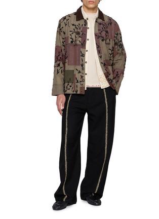 模特儿示范图 - 点击放大 - KARTIK RESEARCH - Embroidered Sultan Pants