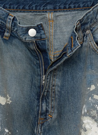 细节 - 点击放大 - ANCELLM - Paint Splatter Straight Leg Denim Jeans