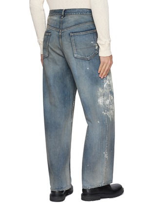 背面 - 点击放大 - ANCELLM - Paint Splatter Straight Leg Denim Jeans