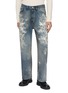 首图 - 点击放大 - ANCELLM - Paint Splatter Straight Leg Denim Jeans