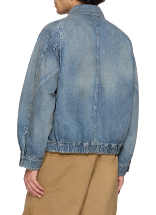 背面 - 点击放大 - ANCELLM - Aging Denim Tuck Jacket