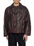 首图 - 点击放大 - ANCELLM - Aged Belted Biker Jacket