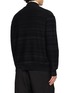 背面 - 点击放大 - THE VIRIDI-ANNE - Striped Zip Up Cardigan