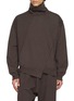 首图 - 点击放大 - THE VIRIDI-ANNE - Diagonal-Panel Turtleneck Sweatshirt