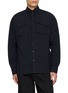 首图 - 点击放大 - THE VIRIDI-ANNE - Tie-Neck Double-Pocket Shirt