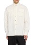 首图 - 点击放大 - THE VIRIDI-ANNE - Tie-Neck Double-Pocket Shirt