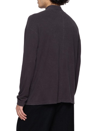 背面 - 点击放大 - THE VIRIDI-ANNE - Henley Silk Pocket T-shirt