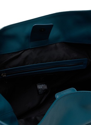 细节 - 点击放大 - DISCORD YOHJI YAMAMOTO - Small Profile Leather Tote Bag