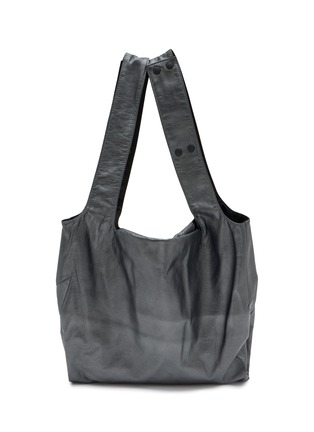 细节 - 点击放大 - DISCORD YOHJI YAMAMOTO - Infinite Rev Dot Leather Tote Bag