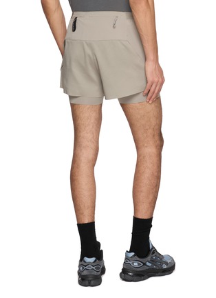 背面 - 点击放大 - ADIDAS - X Song for the Mute Graphic Print Layered Running Shorts