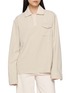 首图 - 点击放大 - YOUNG N SANG - Long Sleeve Striped Polo Shirt 