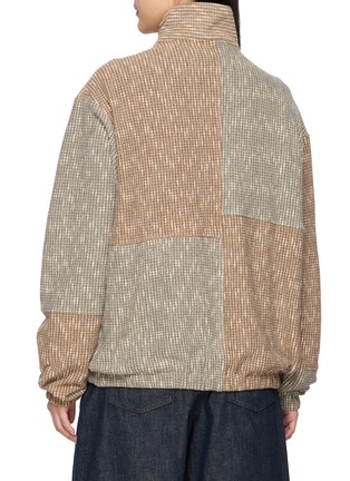背面 - 点击放大 - YOUNG N SANG - Patchwork Zip Up Knit Jacket