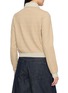 背面 - 点击放大 - YOUNG N SANG - Patchwork Long Sleeve Polo Shirt