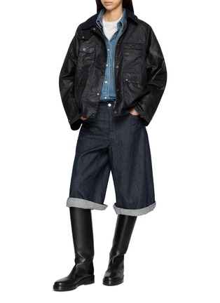 模特儿示范图 - 点击放大 - BARBOUR - x A.P.C. Spey Wax Jacket