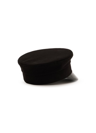 模特儿示范图 - 点击放大 - RUSLAN BAGINSKY - Logo Stitched Cotton Baker Boy Cap