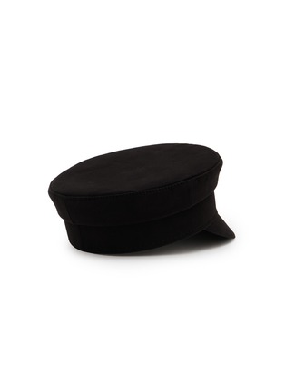 模特儿示范图 - 点击放大 - RUSLAN BAGINSKY - Crystal Embellished Cotton Baker Boy Cap
