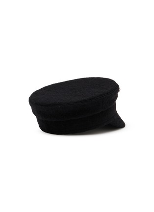 模特儿示范图 - 点击放大 - RUSLAN BAGINSKY - Logo Embellished Felt Baker Boy Cap