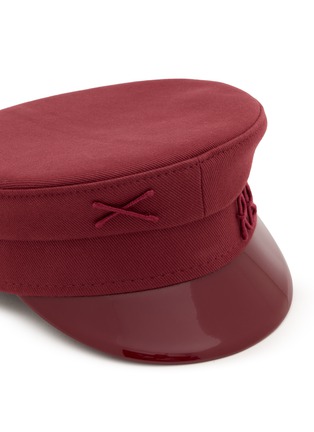 细节 - 点击放大 - RUSLAN BAGINSKY - Logo Embellished Cotton Baker Boy Cap