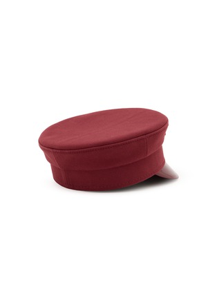 模特儿示范图 - 点击放大 - RUSLAN BAGINSKY - Logo Embellished Cotton Baker Boy Cap