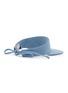 模特儿示范图 - 点击放大 - RUSLAN BAGINSKY - Bow Detail Denim Visor